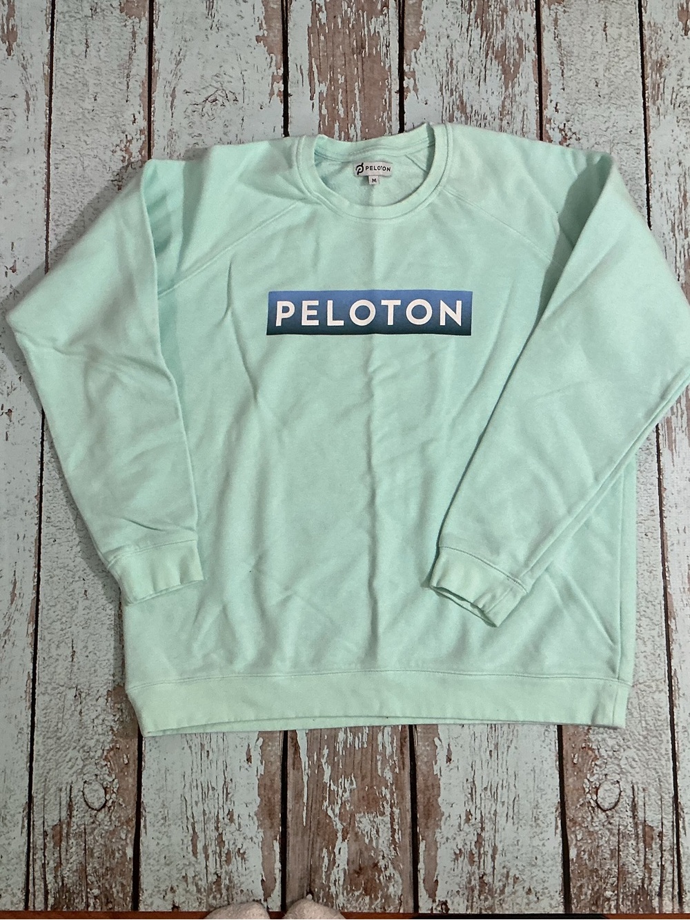 Peloton Mint Green Crewneck Sweatshirt